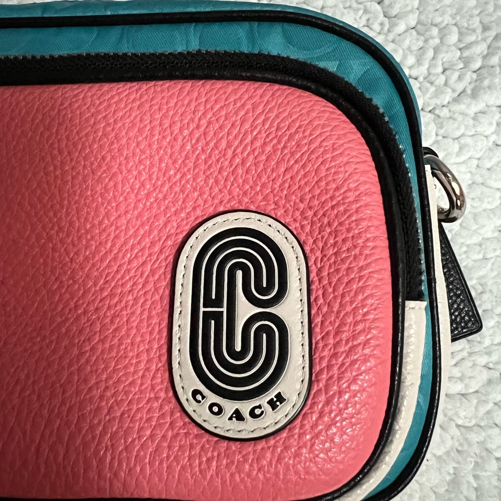 NEW 🚨💖COACH Jamie Camera Bag Aqua Pink Lemonade NEW WITH TAGS🔥🚨 (Reg.$298) - Picture 12 of 16